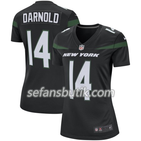 New York Jets Tröjor Sam Darnold 14 Nike Svart - Dame New York Jets Tröjor Sam Darnold 14 Nike Svart - Dame
